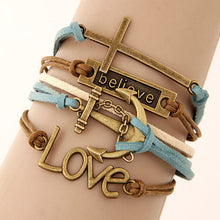 Vintage Multilayer Charm Leather Bracelet - GIFTQUICK