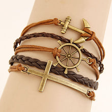 Vintage Multilayer Charm Leather Bracelet - GIFTQUICK